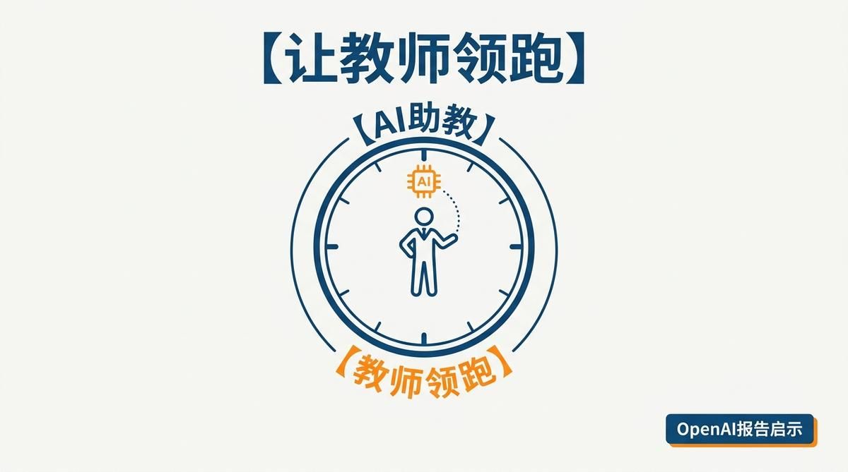 教师会被AI取代吗？OpenAI这份报告用五个字回答：让教师领跑