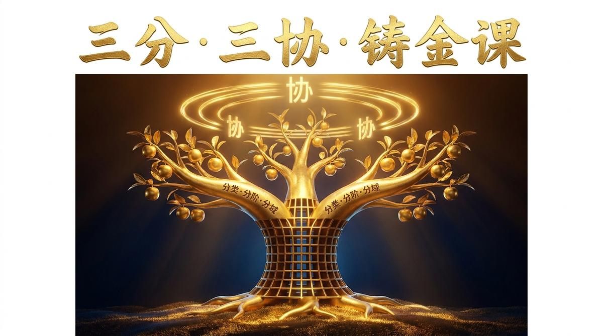 能力图谱驱动的课程体系怎么建？读懂"三分三协"就够了