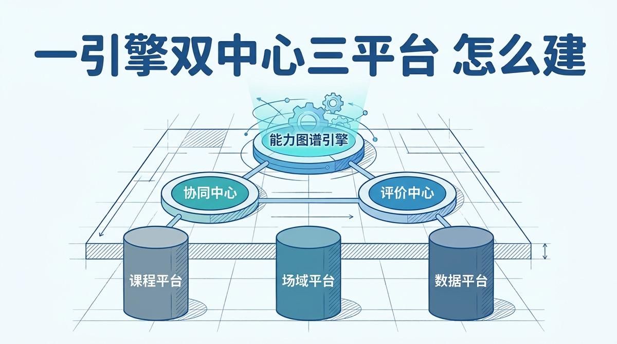 智慧实训基地到底怎么建——从"一引擎双中心三平台"提炼一份高职院校能对号入座的通用范式