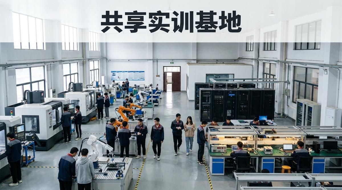 高职院校如何搭好"共享型"产教融合实训基地，支撑技能人才集群培养
