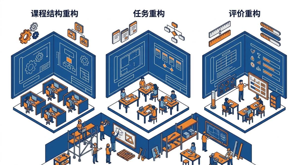 实训课的三张施工图：课程重构、任务重构与评价重构怎么落地