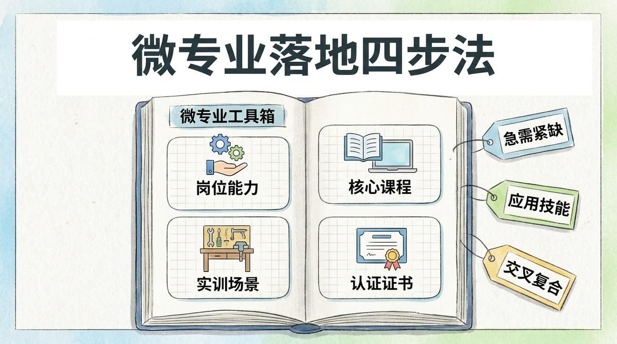 高职微专业：从政策号令到课堂落地的四步法