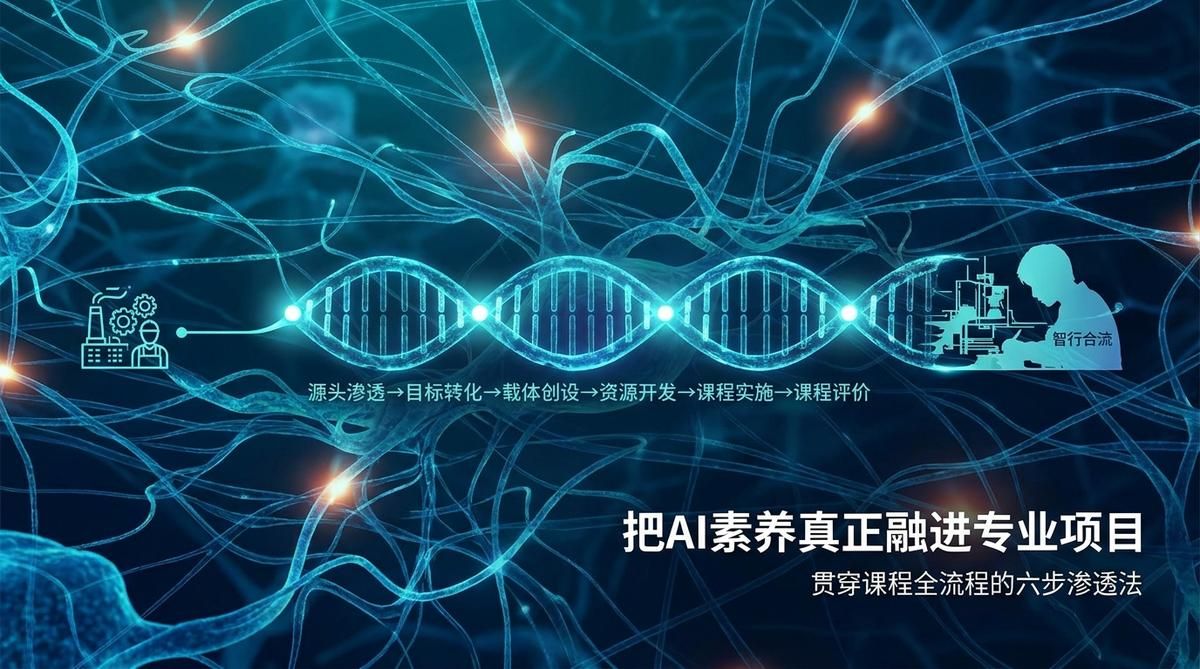 把AI素养真正"融"进项目课程：一套贯穿六步的渗透法
