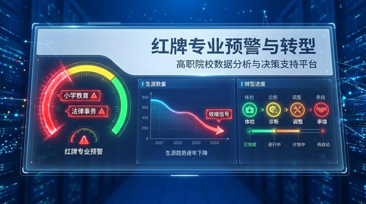 红牌专业预警，高职专业布局的自我体检与转型清单