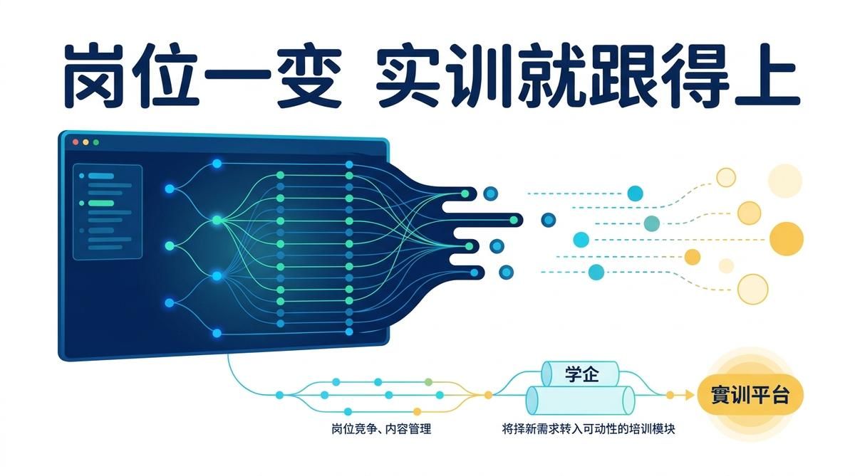 岗位一变，实训就要跟得上：用一批"活数据"把企业需求转成校内实训练什么