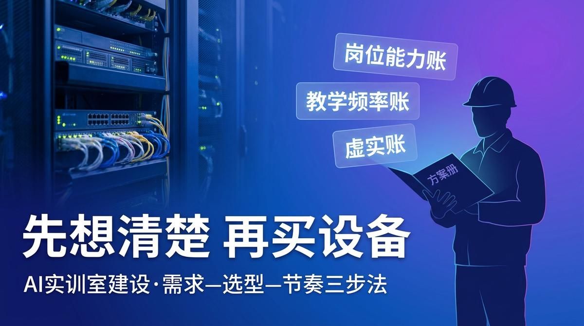 一间AI实训室怎么从"想清楚"到"买设备"：需求—选型—建设节奏三步法