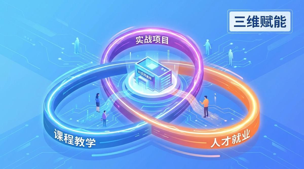 校企共建AI实践基地的样板：一所职校与头部企业的"三维赋能"实验