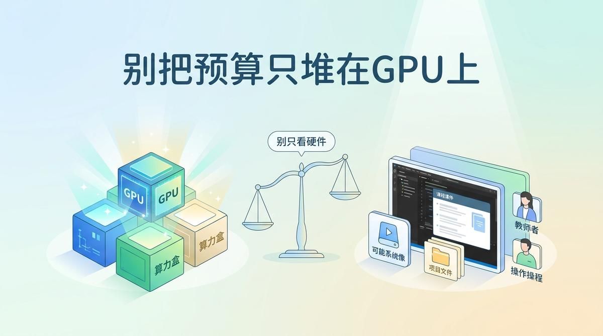 一台GPU撑不起一门实训课：AI实训室软硬件配置，该把预算花在哪