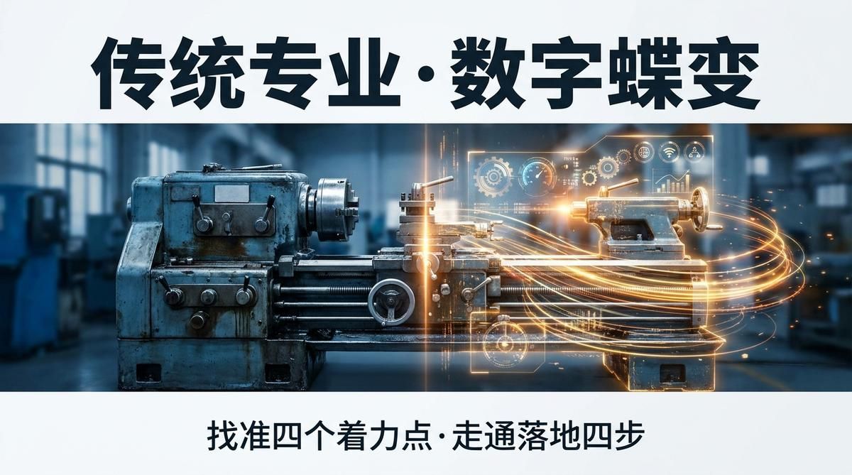 传统专业数字化改造高职院校的四个着力点与落地路径