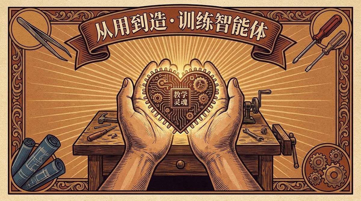 从"用AI"到"造AI"：高职教师亲手训练教学智能体的五步路径