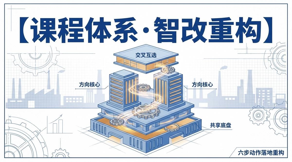 产业智改数转下高职专业群课程体系重构的落地策略