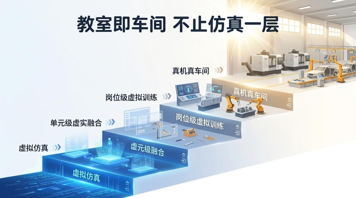 教室即车间：职教实训空间的重构，序章为何不止虚拟仿真