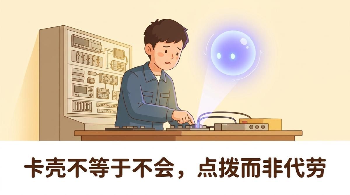 实训课上，学生卡壳不等于不会——把"操作纠错"交给智能体后，教师反而更看得清孩子卡在哪