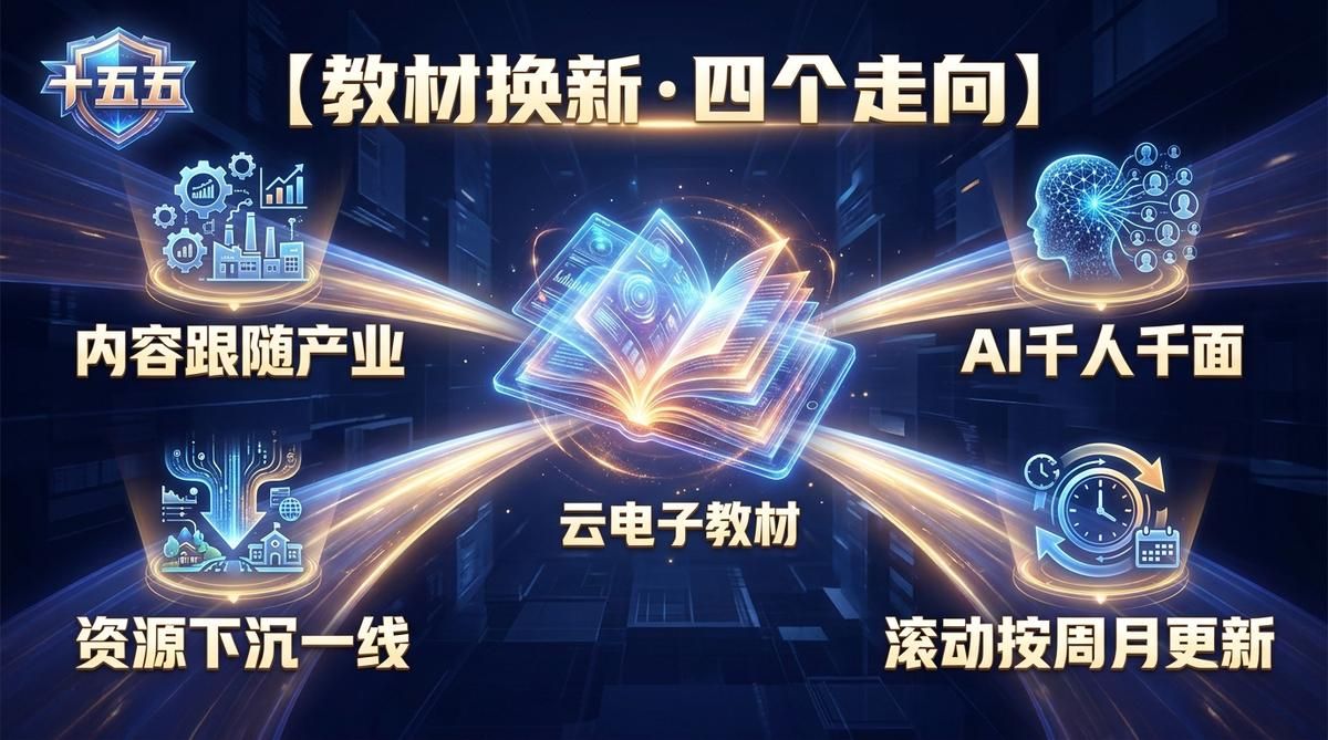 十五五数字化教材往哪走高职如何排布