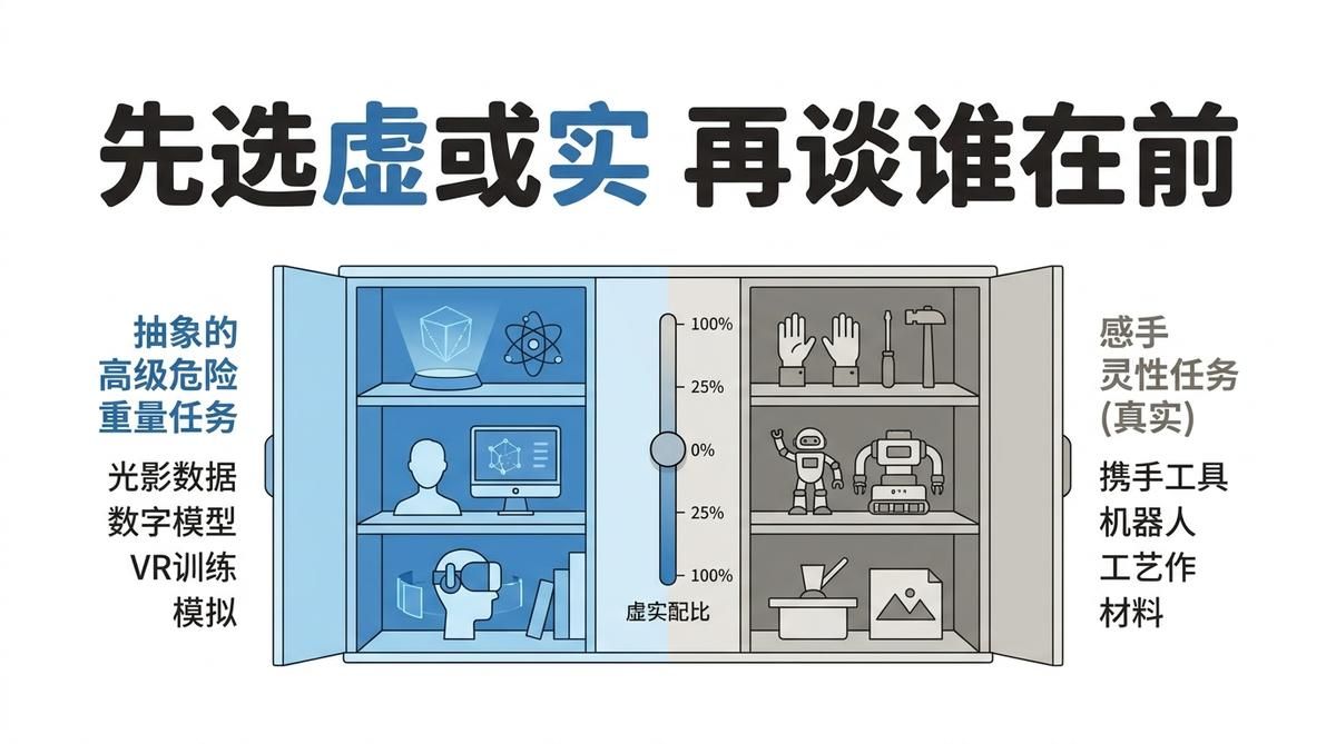 虚实结合不是比谁设备多：把"虚"与"实"逐层排进实训流程的编排法