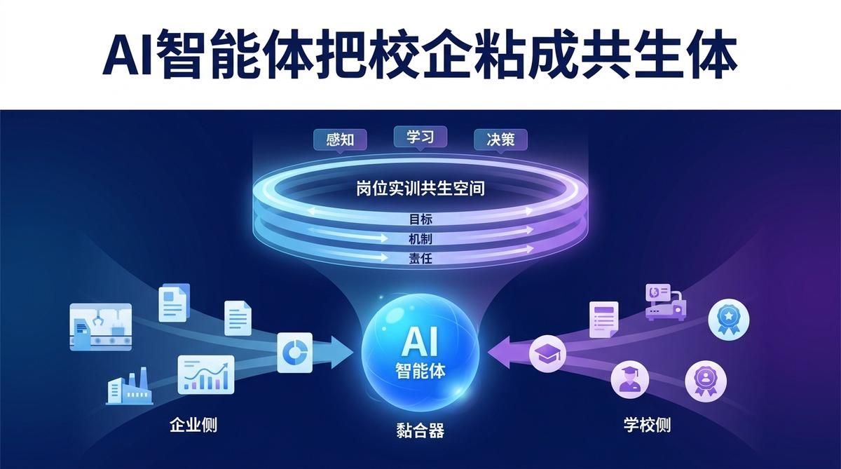 用AI智能体重建岗位实训：从"各管一段"到"共生共长"