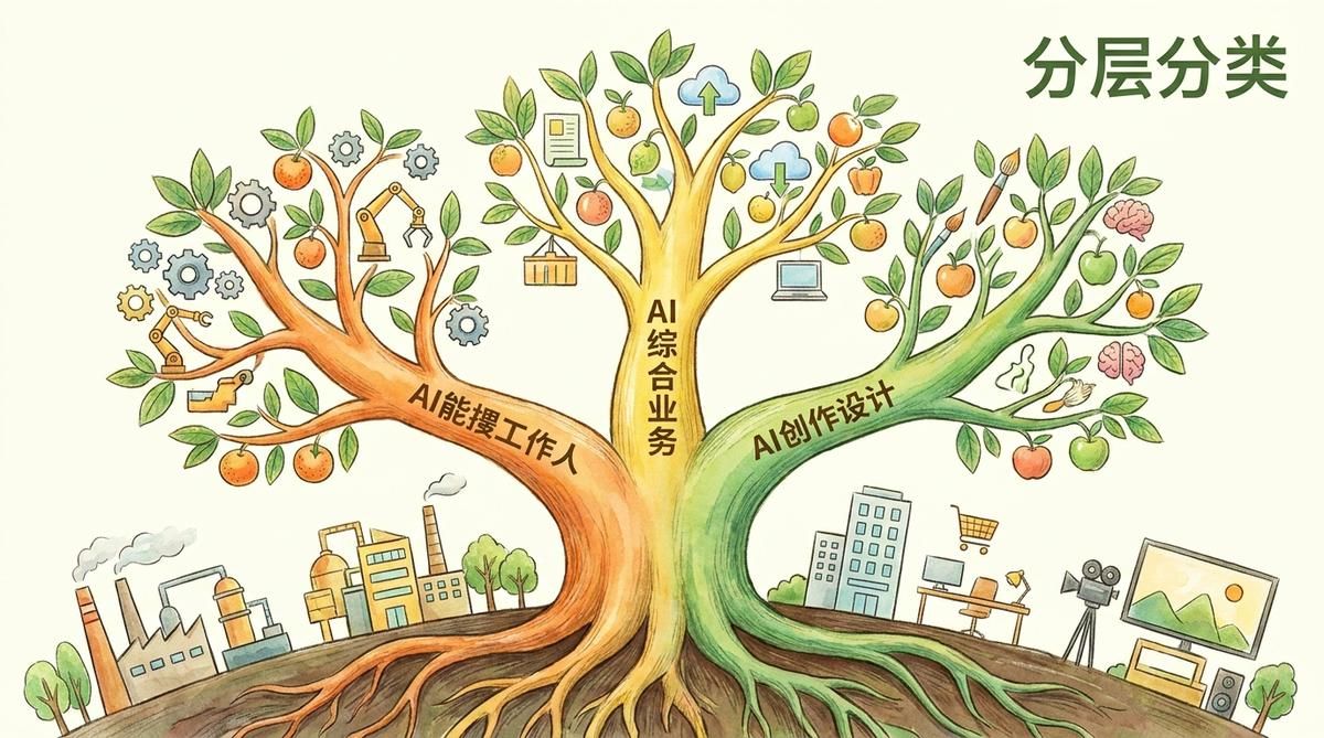 分层分类的AI通识课程群怎么搭：从三类学生差异化培养看高职能学什么