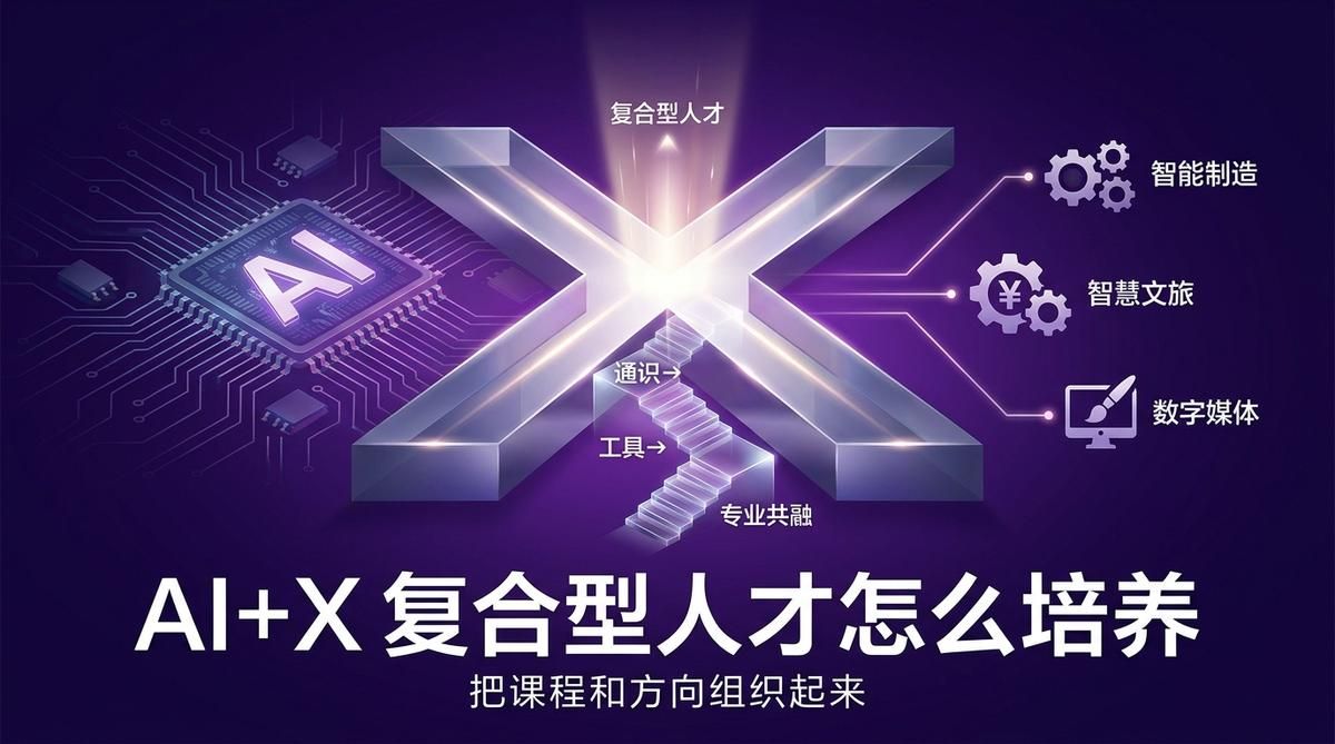 AI+X复合型人才怎么培养：把课程和方向组织起来的方法