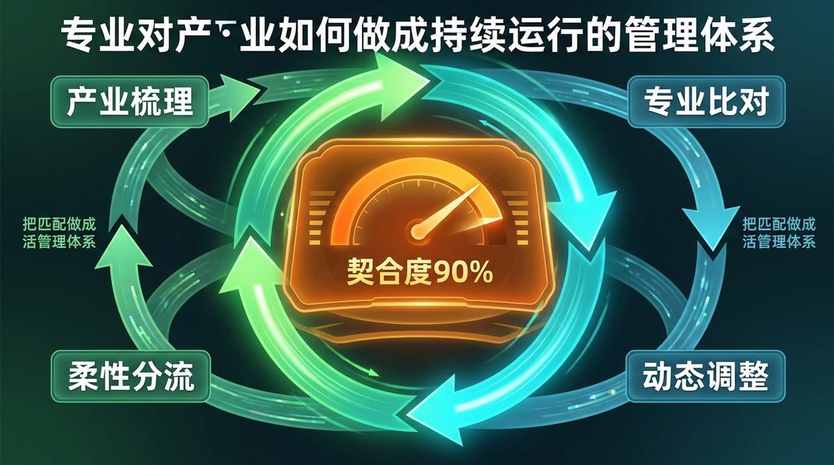 20_专业设置对标重点产业高职如何把匹配做成管理体系·主题示意